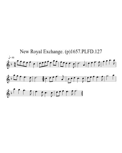 New Royal Exchange. (p)1657.PLFD.127