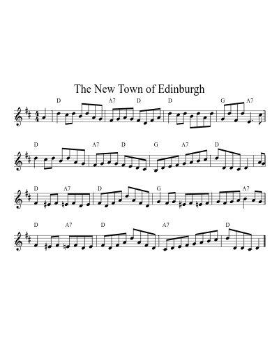 The New Town of Edinburgh (Version 3)