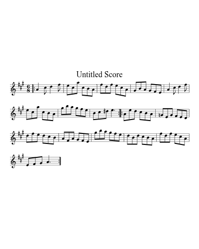 New Years Day In The Morning sheet music preview