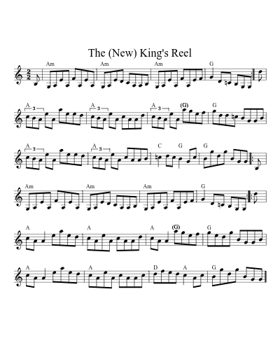 The (New) King's Reel (Version 3) preview