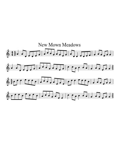 New Mown Meadows (Version 2)