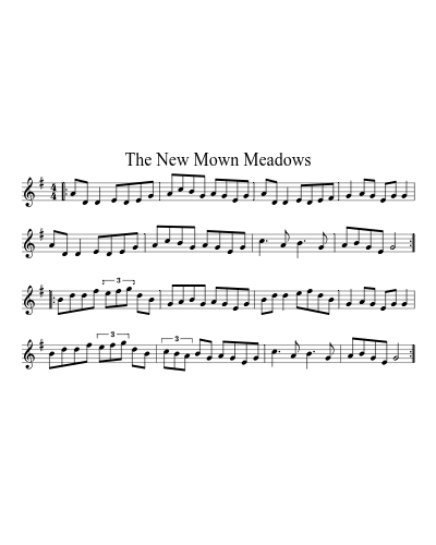 The New Mown Meadows (Version 3)