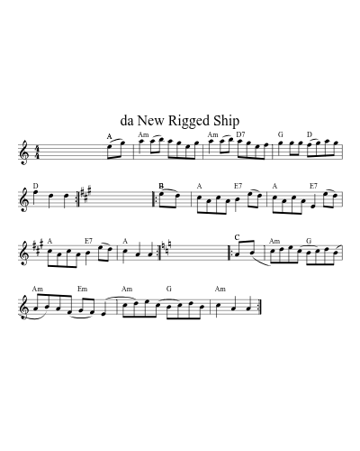 Da New Rigged Ship (Version 3)