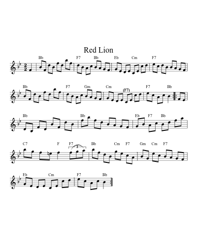 Red Lion (Version 2)