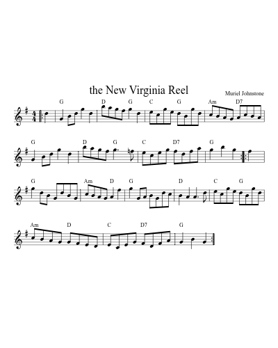 the New Virginia Reel (Version 2)