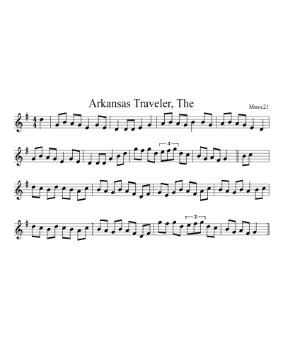 Arkansas Traveler, The (Version 2)