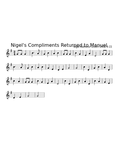 Nigel's Compliments Returned to Manuel (Version 2)