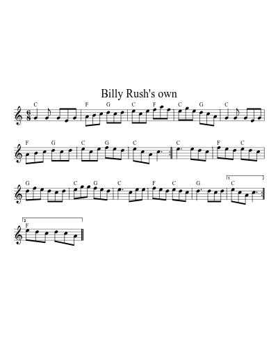 Billy Rush's own preview