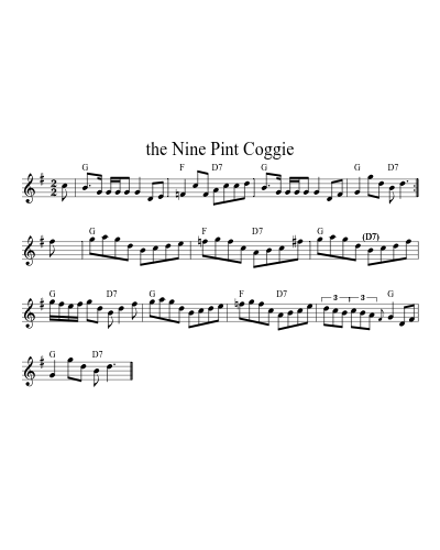 the Nine Pint Coggie (Version 2)