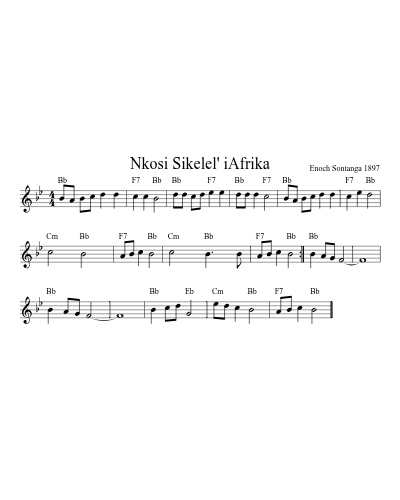 Nkosi Sikelel' iAfrika (Version 2) preview