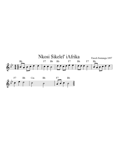 Nkosi Sikelel' iAfrika (Version 3) preview