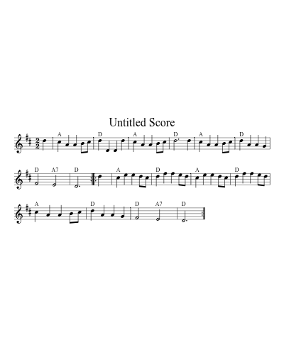 Nobodys Jig (Version 2) sheet music preview