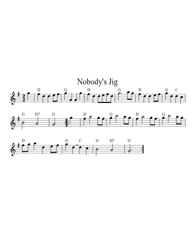 Nobody's Jig (Version 4)