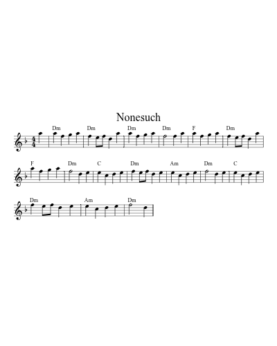 Nonesuch (Version 7)