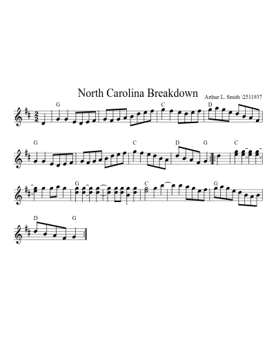 North Carolina Breakdown (Version 2)