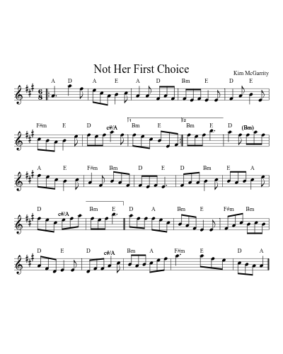 Not Her First Choice (Version 2)