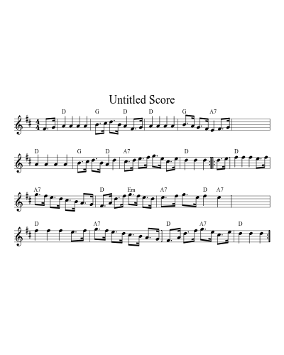 Nottingham Swing2 (Version 2) sheet music preview