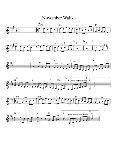 November Waltz