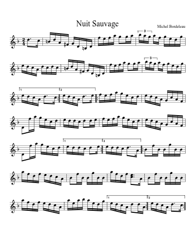 Nuit Sauvage (Version 2)
