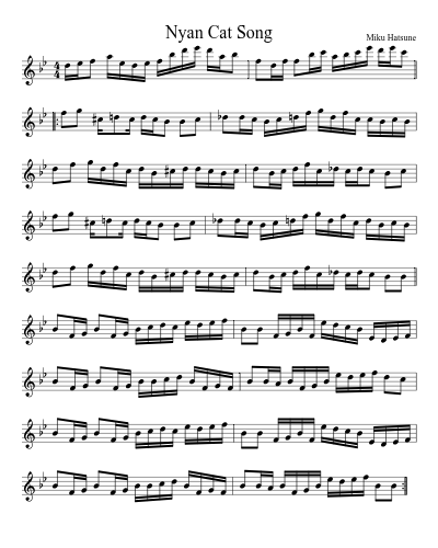 Nyan Cat Song (Version 4)