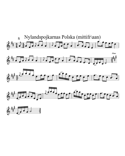 Nylandspojkarnas Polska (mittifr\aan) (Version 2) preview