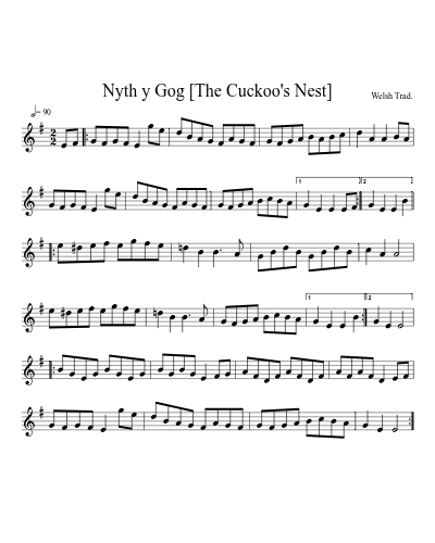 Nyth y Gog [The Cuckoo's Nest]