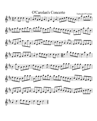 O'Carolan's Concerto (Version 3)