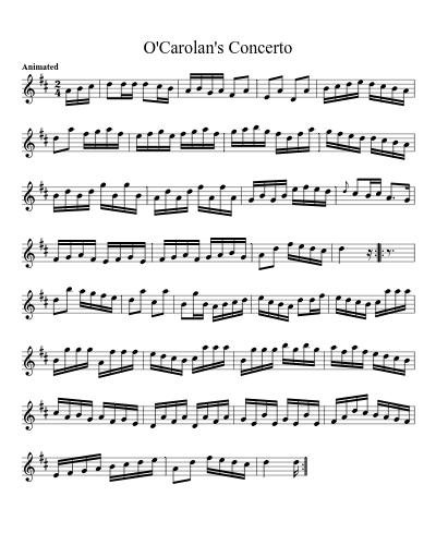 O'Carolan's Concerto (Version 4) preview