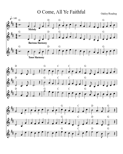 O Come, All Ye Faithful