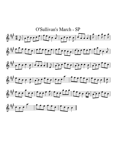 O'Sullivan's March - SP (Version 3)