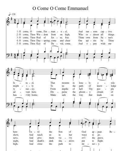 O Come O Come Emmanuel (Version 4)