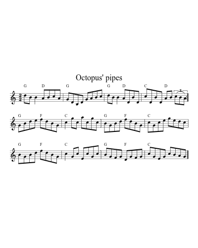 Octopus' pipes (Version 2) preview