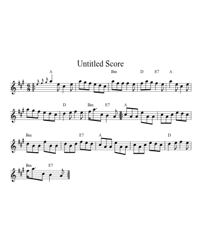 Off She Goes In The North (Version 3) sheet music preview