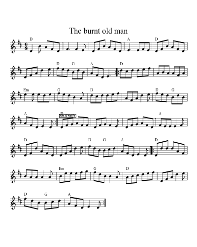 The burnt old man preview