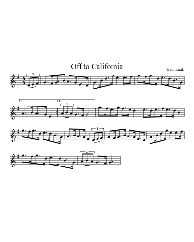 Off to California (Version 14)