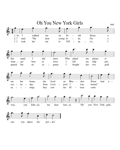 Oh You New York Girls