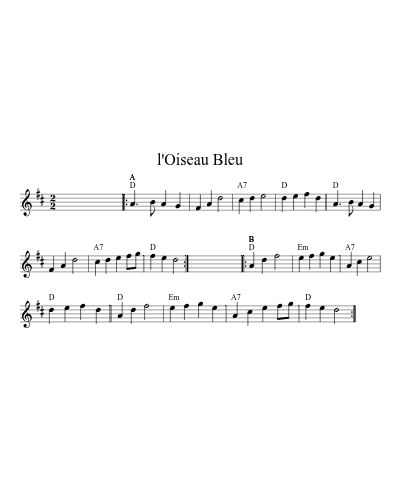 l'Oiseau Bleu (Version 5)