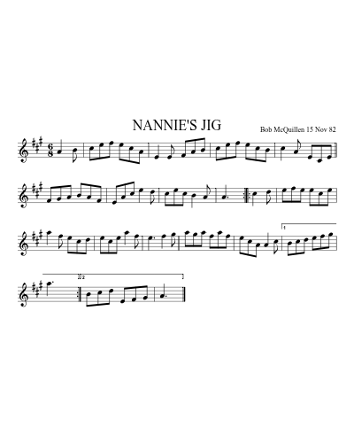 NANNIE'S JIG