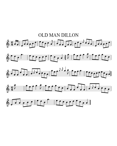 Old Man Dillon (Version 6)