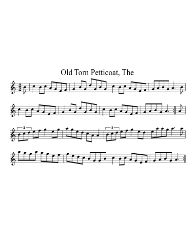 Old Torn Petticoat, The
