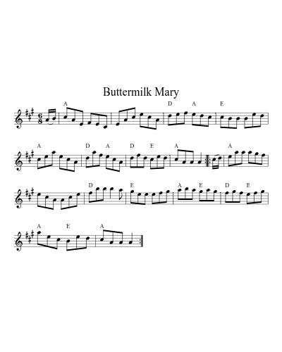 Buttermilk Mary (Version 3)