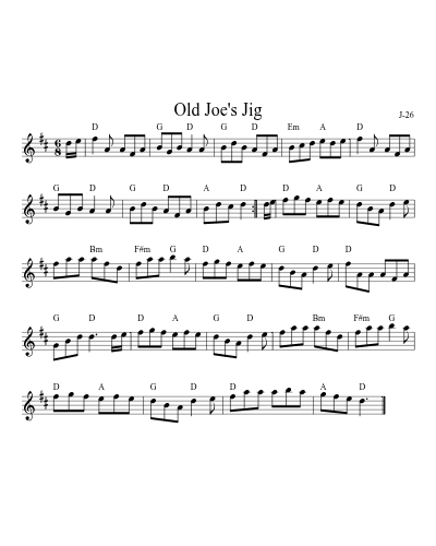 Old Joe's jig (Version 2) preview