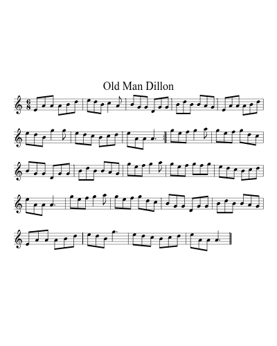 Old Man Dillon (Version 7)