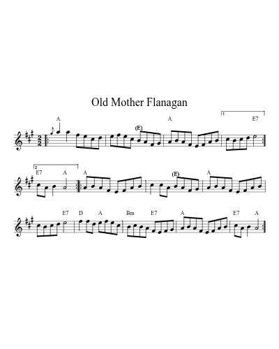 Old Mother Flanagan (Version 4)