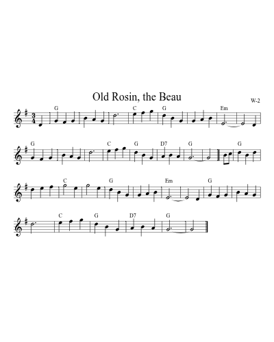Old Rosin, the Beau
