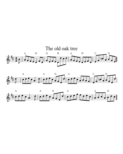 The old oak tree (Version 2) preview