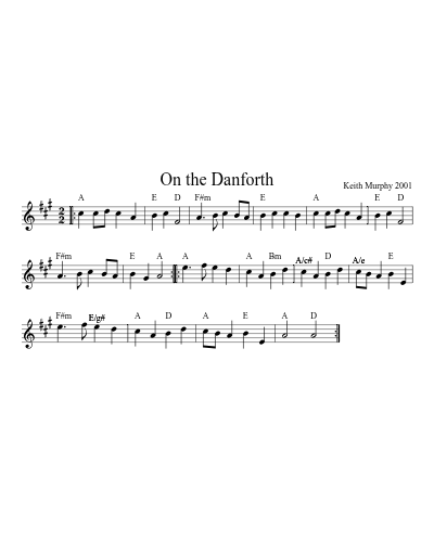 On the Danforth (Version 3)