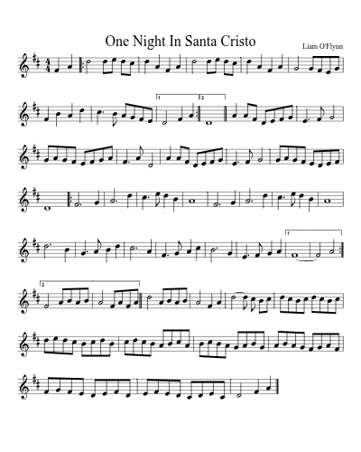 One Night In Santa Cristo preview