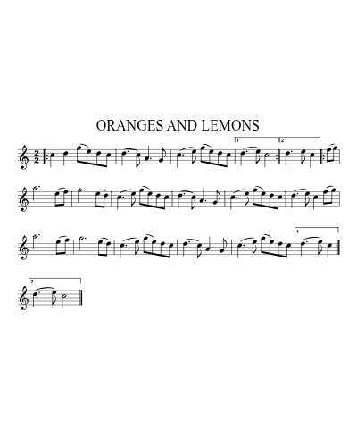 Oranges and Lemons (Version 2)
