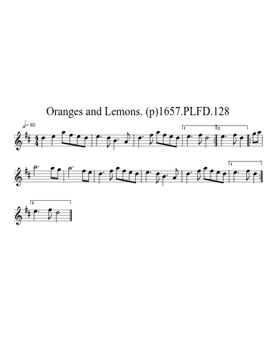 Oranges and Lemons. (p)1657.PLFD.128
